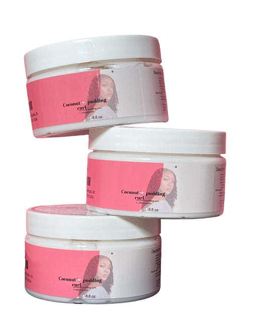 Coconut pudding curl