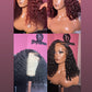 Step by step ( how to style curly wig)